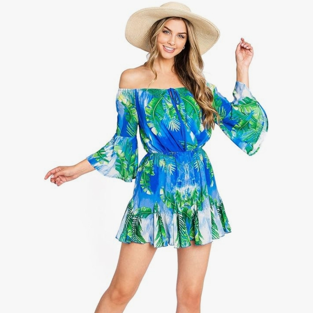 Flying Tomato Tropical Vacation Romper